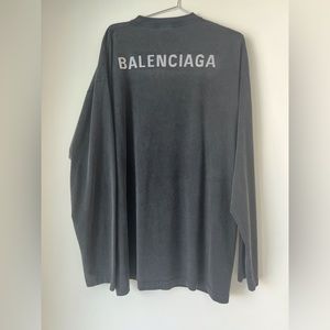 NWOT Balenciaga long sleeve t shirt unisex